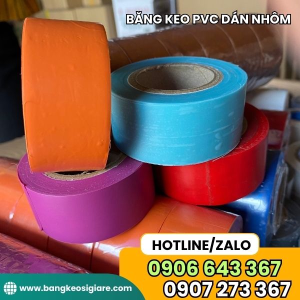 BĂNG KEO PVC CHỊU NƯỚC BÁN SỈ THEO KG băng keo pvc dán nhôm giá rẻ