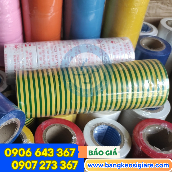 Băng keo PVC dán nhôm đa dạng màu sắc Băng keo PVC dán nhôm đa dạng màu sắc