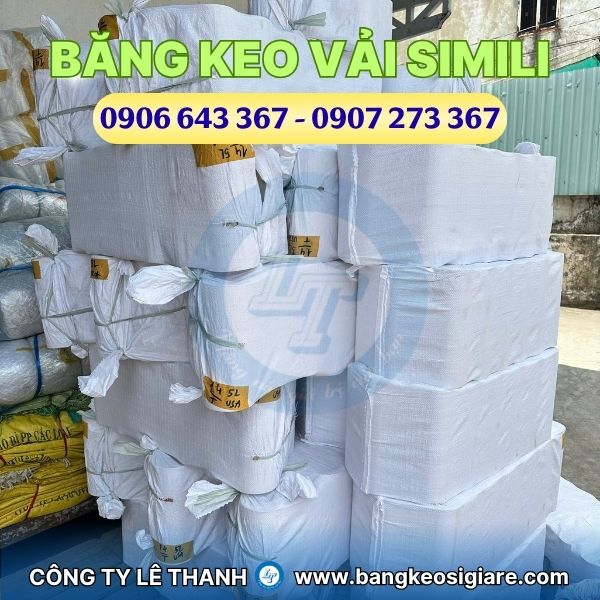 Băng keo simili vân vải nhiều màu giá sỉ Băng keo đóng bao sẵn ngay kho