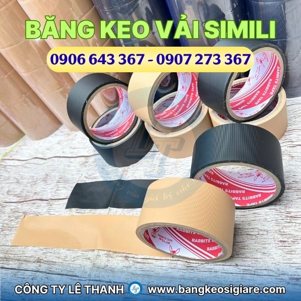 Băng keo simili vân vải nhiều màu giá sỉ Băng keo simili vân vải nhiều màu giá sỉ