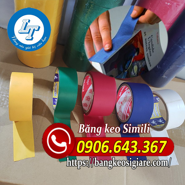 Nhà cung cấp băng keo simili giá tốt trên thị trường băng keo simili dùng dán gáy sách