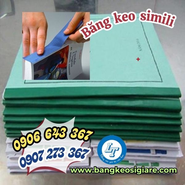 Địa chỉ bán sỉ rẻ băng keo simili đủ màu băng keo simili đóng gáy sách