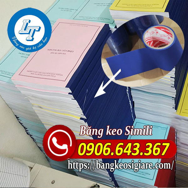 SỈ BĂNG KEO SIMILI 2.4CM, 5CM ĐỦ MÀU DÁN GÁY SÁCH CÔNG DỤNG BĂNG KEO SIMILI