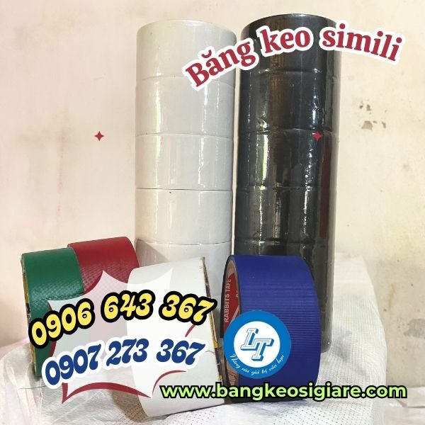 Địa chỉ bán sỉ rẻ băng keo simili đủ màu băng keo simili giá sỉ