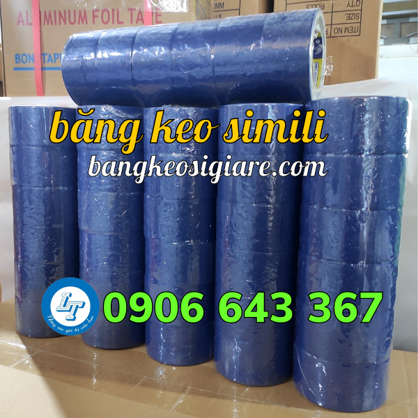 Băng keo nào dùng đóng gáy sách? Giá cả thế nào? băng keo simili xanh dương