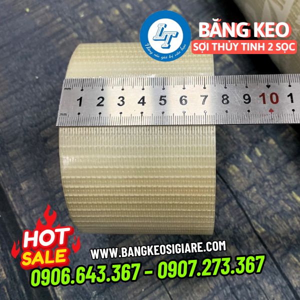Băng keo sợi thủy tinh 2 sợi Băng keo sợi thủy tinh 2 sợi