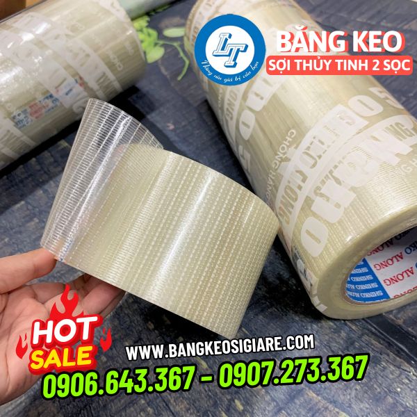 Băng keo sợi thủy tinh 2 sợi Băng keo sợi thủy tinh 2 sợi