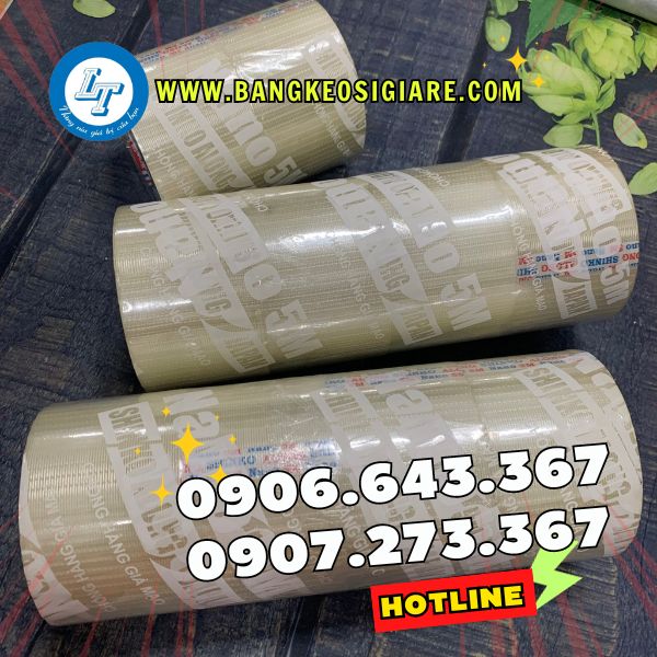 SỈ BĂNG KEO SỢI THỦY TINH 2 SỌC băng keo sợi thủy tinh 2 sọc giá sỉ