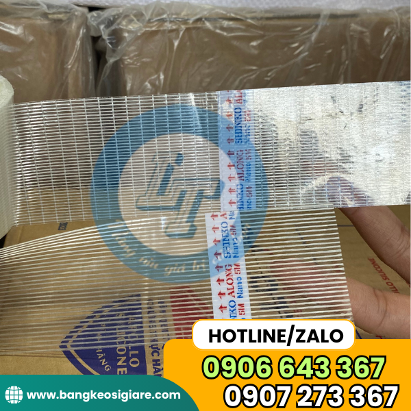 MUA SỈ LẺ BĂNG KEO GÂN SỢI THUỶ TINH CHỊU NHIỆT THEO CUỘN băng keo sợi thủy tinh 1 sợi, 2 sợi