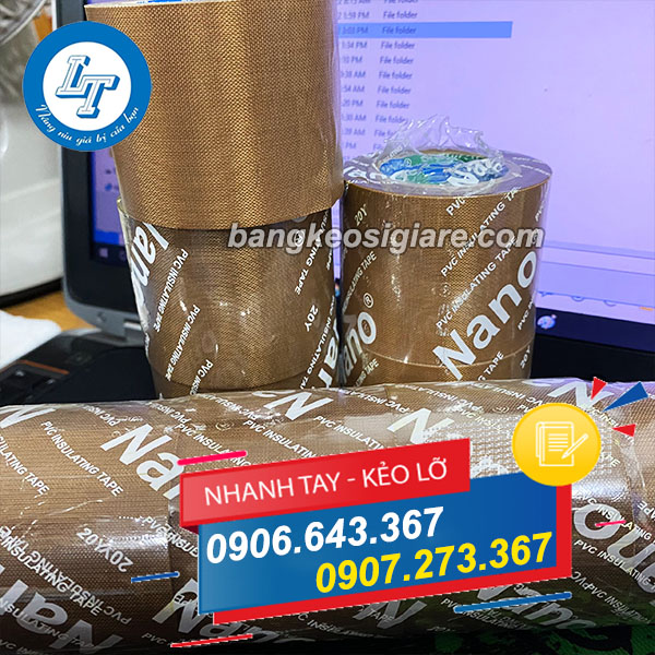 BĂNG KEO VẢI CHỊU NHIỆT TEFLON GIÁ SỈ RẺ NHẤT BĂNG KEO VẢI CHỊU NHIỆT TEFLON