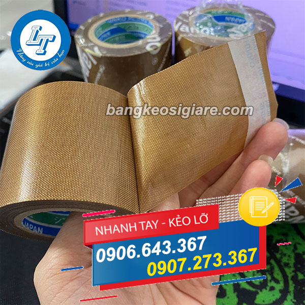 BĂNG KEO VẢI CHỊU NHIỆT TEFLON GIÁ SỈ RẺ NHẤT BĂNG KEO VẢI CHỊU NHIỆT TEFLON