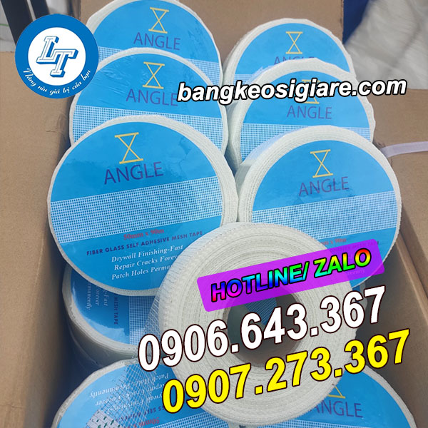 BĂNG DÍNH LƯỚI THẠCH CAO 5CM x 90M GIÁ SIÊU RẺ băng keo thạch cao giá sỉ