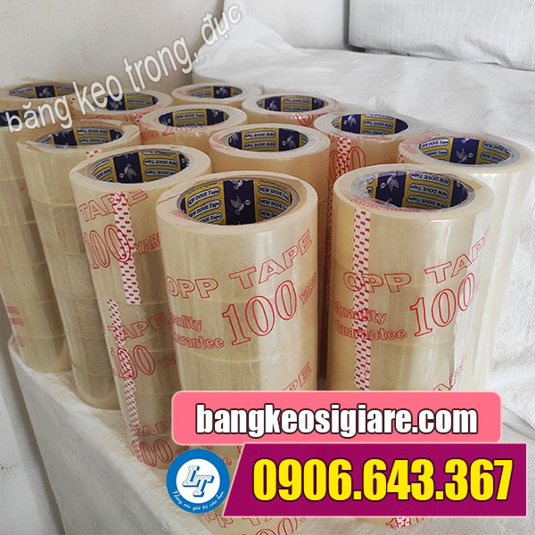 MUA SỈ BĂNG KEO TRONG, BĂNG KEO ĐỤC DÁN THÙNG băng keo trong