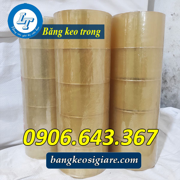 Mua băng keo trong giá sỉ, giao hàng nhanh Băng keo trong 6cm