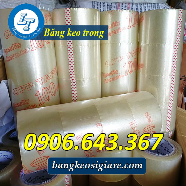 Mua băng keo trong giá sỉ, giao hàng nhanh Băng keo trong 7cm