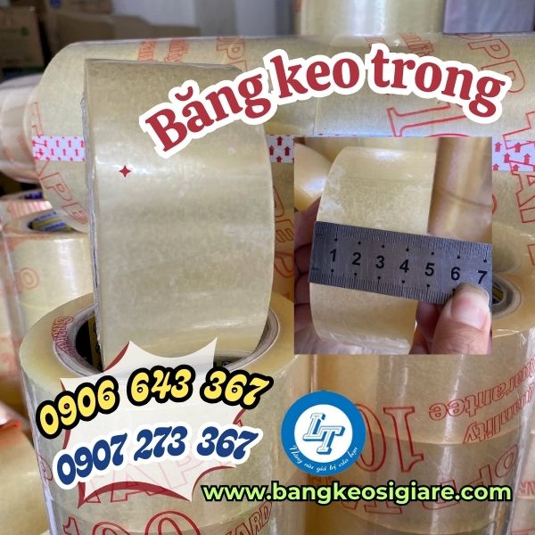NGUỒN SỈ RẺ BĂNG KEO TRONG DÁN THÙNG CHO NGÀNH ĐÓNG GÓI băng keo trong 4f8