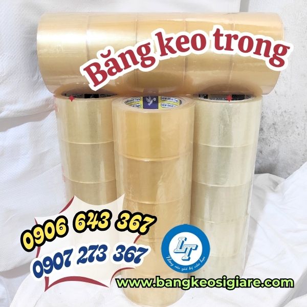 NGUỒN SỈ RẺ BĂNG KEO TRONG DÁN THÙNG CHO NGÀNH ĐÓNG GÓI băng keo trong dán thùng