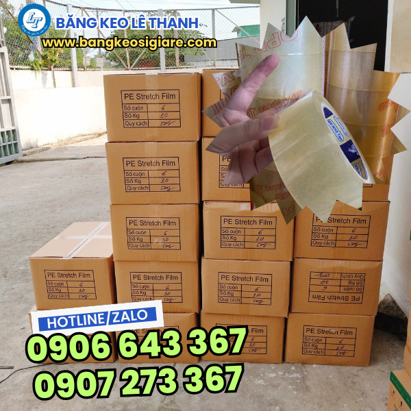 Băng keo trong dán thùng hàng chắc chắn Băng keo trong dán thùng hàng chắc chắn