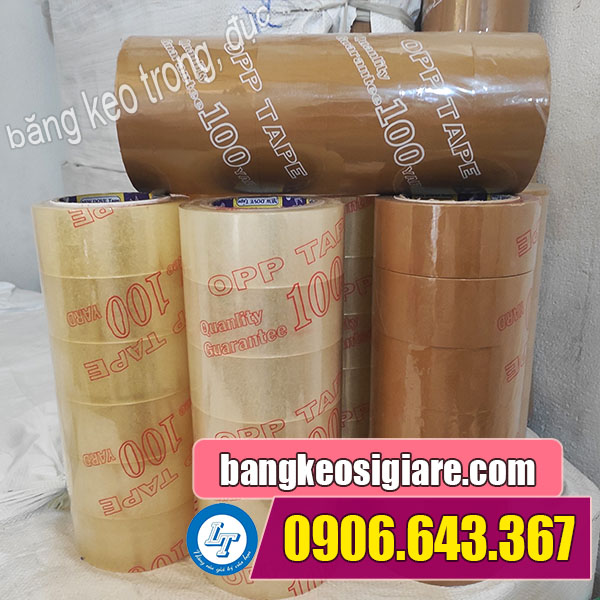 MUA SỈ BĂNG KEO TRONG, BĂNG KEO ĐỤC DÁN THÙNG băng keo trong đục