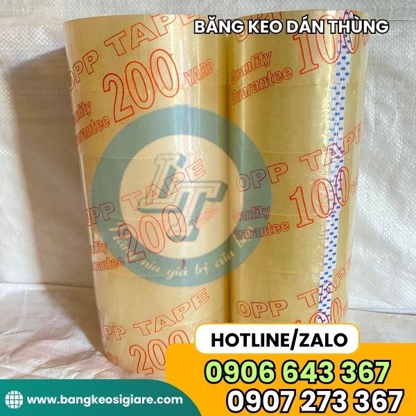 BĂNG KEO TRONG ĐỤC GIÁ SỈ PHÂN PHỐI BĂNG KEO ĐÁ GÀ 10 CÂY/HỘP