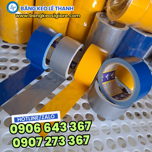 Băng keo vải xám đa dạng màu sắc Băng keo vải xám đa dạng màu sắc