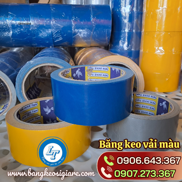 Băng keo vải màu chất lượng, mua sỉ giá rẻ Băng keo vải màu chất lượng, mua sỉ giá rẻ