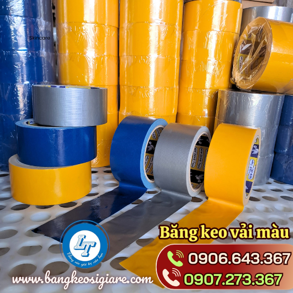 Băng keo vải màu chất lượng, mua sỉ giá rẻ Băng keo vải màu chất lượng, mua sỉ giá rẻ