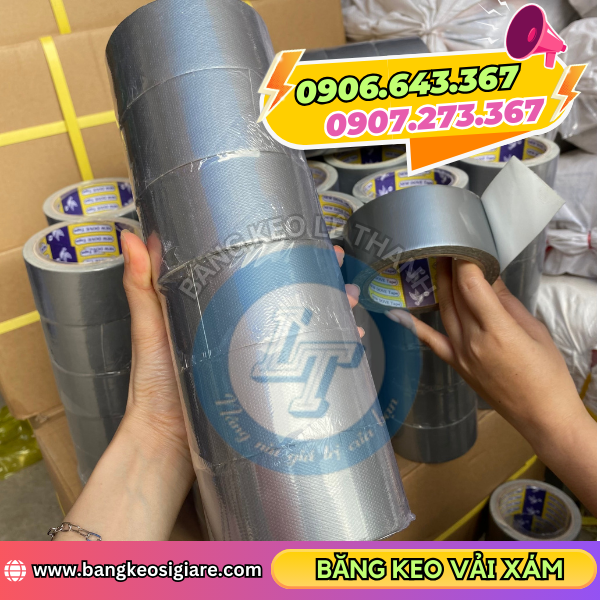 Băng keo vải xám giá rẻ chất lượng Băng keo vải xám giá rẻ chất lượng