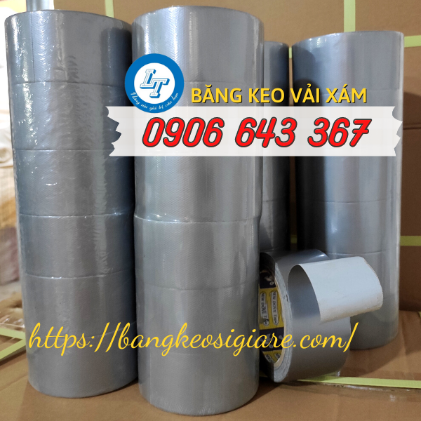 cơ sở chuyển cung cấp băng keo vải xám độ dính cao bặng keo vải xám