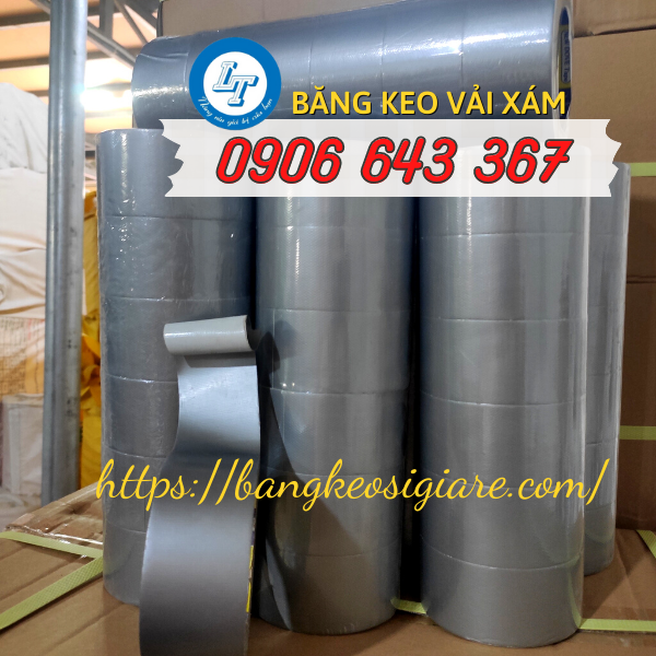 cơ sở chuyển cung cấp băng keo vải xám độ dính cao băng keo vải xám