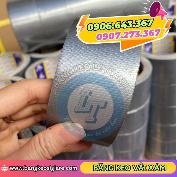 Băng keo vải xám giá rẻ chất lượng Băng keo vải xám giá rẻ chất lượng