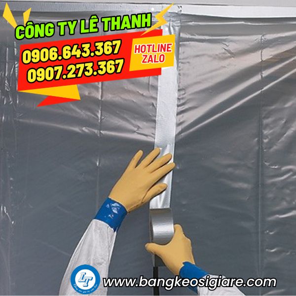 ĐỊA ĐIỂM LẤY SỈ BĂNG KEO VẢI BẠC MÀU XÁM GIÁ RẺ băng keo vải xám dán bao bạt