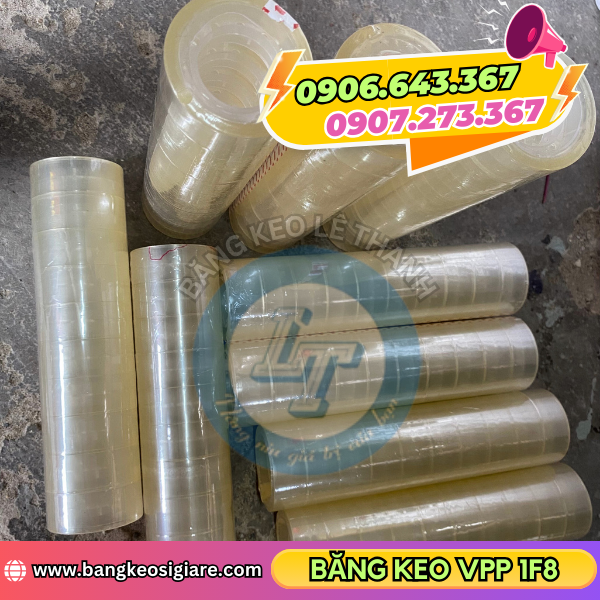 Băng keo văn phòng phẩm 1F8 chất lượng Băng keo văn phòng phẩm 1F8 chất lượng