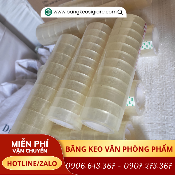Băng dính văn phòng 2 size Băng dính văn phòng 2 size