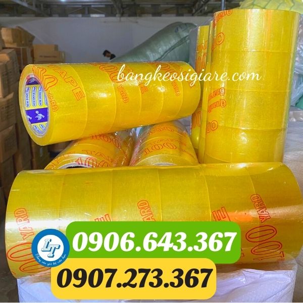 BĂNG KEO VÀNG CHANH 100 YARD GIÁ RẺ BÌNH CHÁNH BĂNG KEO VÀNG CHANH 100 YARD GIÁ RẺ