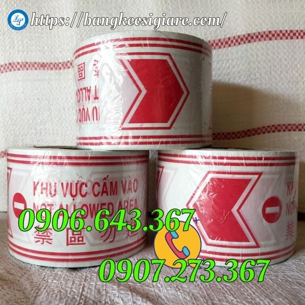 bán giá sỉ dây cảnh báo nguy hiểm cho công trình băng rào rảnh báo nguy hiểm