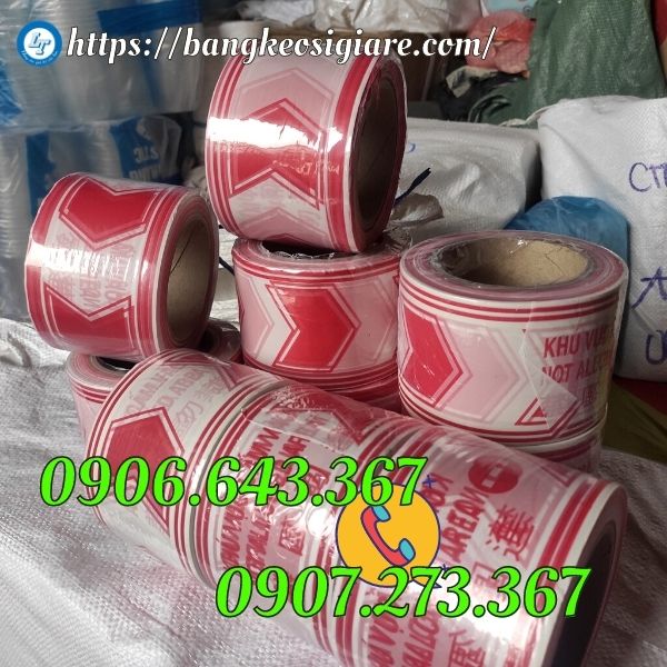 bán giá sỉ dây cảnh báo nguy hiểm cho công trình băng rào cảnh báo