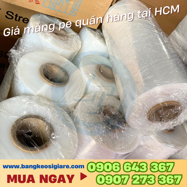 Giá màng PE quấn hàng tại HCM Giá màng PE quấn hàng tại HCM