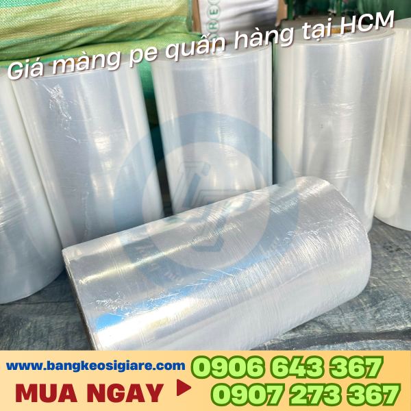 Màng PE quấn máy Màng PE quấn máy