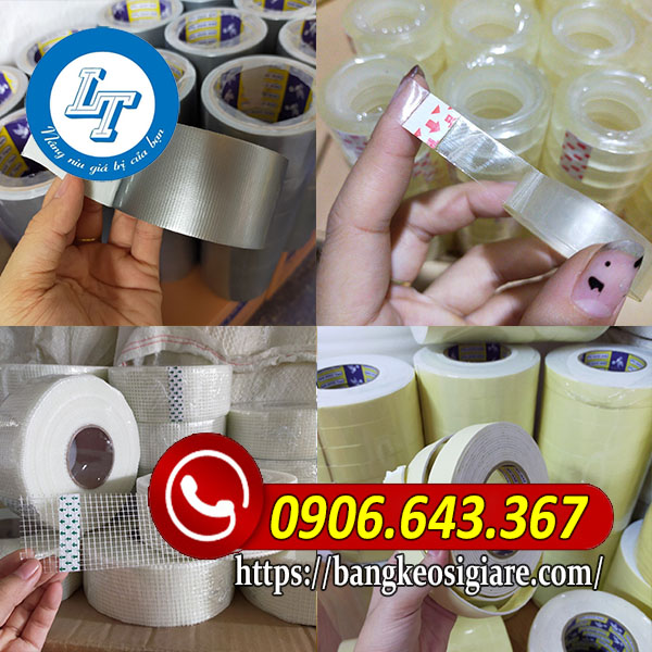 XƯỞNG BĂNG KEO UY TÍN TẠI BÌNH CHÁNH TPHCM độ dính của các loại băng keo