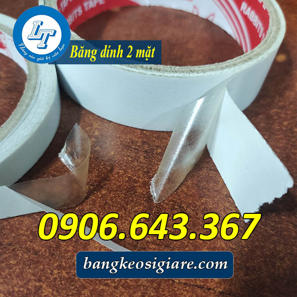 Bỏ sỉ băng keo 2 mặt 1.2m, 2.4cm, 4.8cm giá rẻ nhất cấu tạo băng dính 2 mặt
