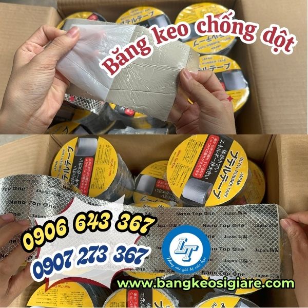 băng keo chống dột nano top one, hàng chính hãng giá rẻ cấu tạo băng keo chống dột nano top one