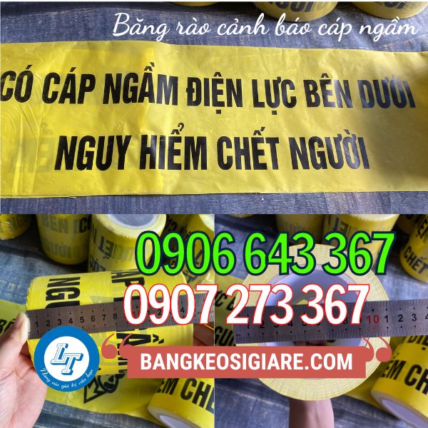 BÁO GIÁ SỈ CUỘN CẢNH BÁO CÁP NGẦM RẺ NHẤT HCM cấu tạo băng rào cảnh báo cáp ngầm