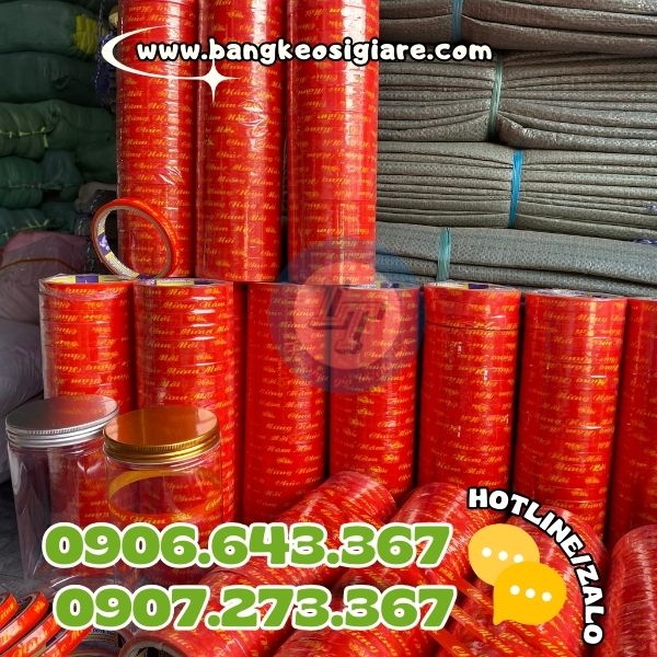 Băng keo chúc mừng năm mới bản 12mm, 24mm đón Tết băng keo chúc mừng năm mới