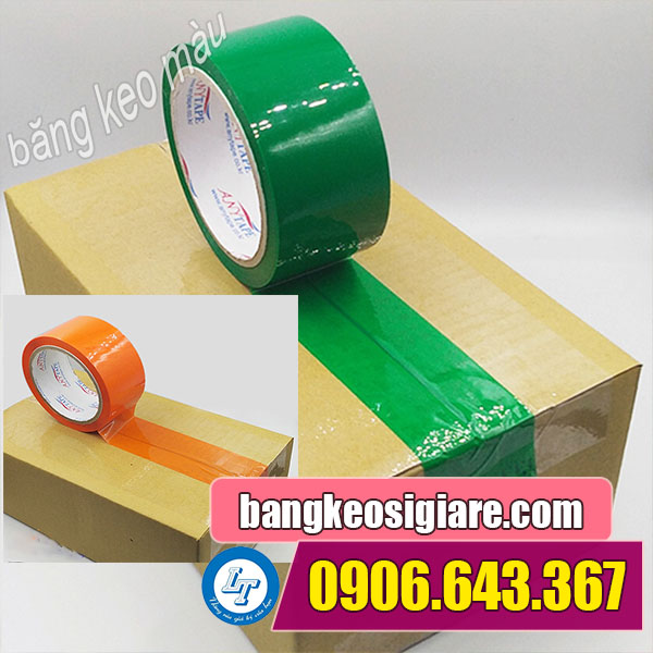 băng dính màu uy tín, đa dạng sắc màu công dụng của băng dính màu