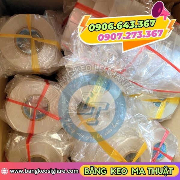 Cung cấp sỉ băng keo ma thuật trong suốt bám dính 2 mặt Cung cấp sỉ băng keo ma thuật trong suốt bám dính 2 mặt