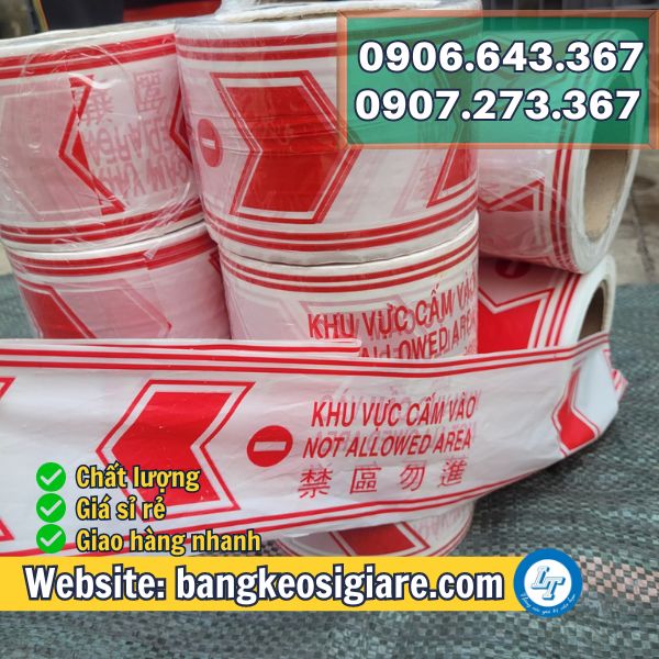 DÂY CĂNG CẢNH BÁO AN TOÀN GIÁ RẺ CHO CÔNG TRÌNH cuộn rào cảnh báo