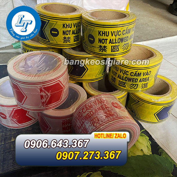 GIÁ CUỘN RÀO CẢNH BÁO KHU VỰC CẤM dây rào cảnh báo