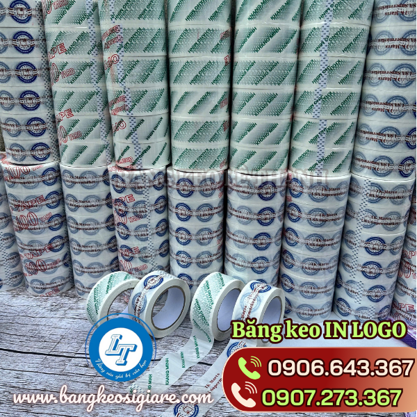 Băng keo in logo số lượng lớn khách đặt Băng keo in logo số lượng lớn khách đặt