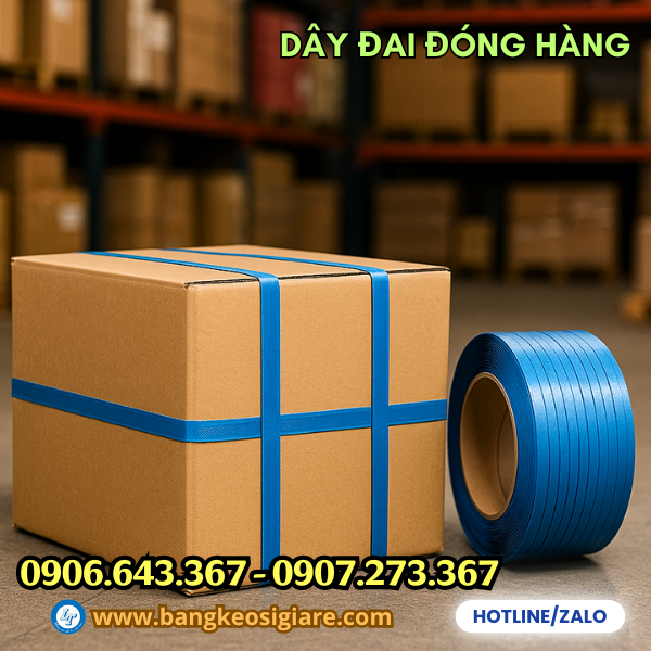 Dây đai đóng hàng chắc chắn Dây đai đóng hàng chắc chắn